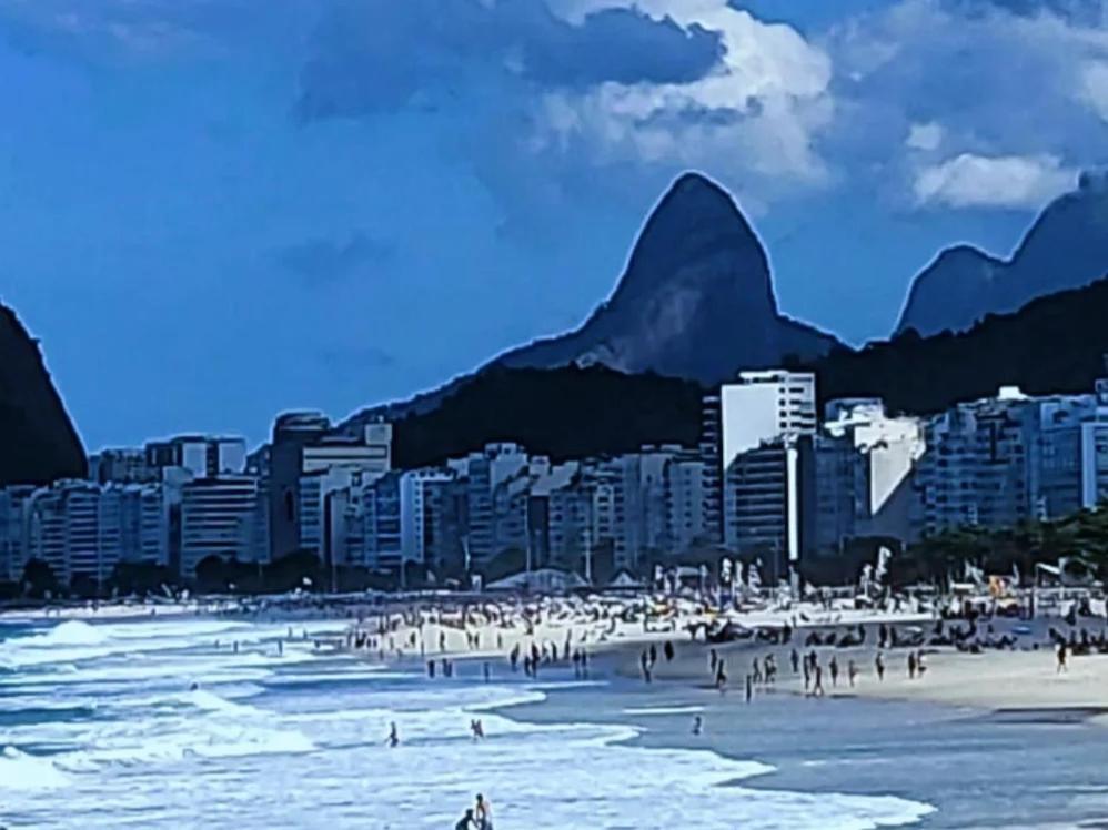 Flat Copacabana Pe Na Areia Rio de Janeiro Luaran gambar